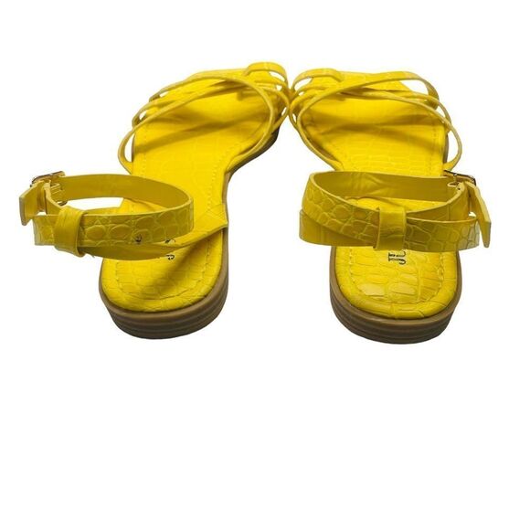 JustFab Yellow Wild & Free Sandals - Size 6.5 - Picture 13 of 16
